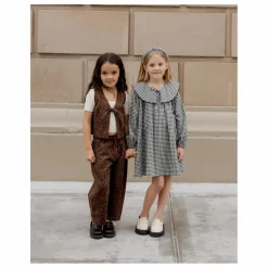 Online Rylee + Cru Pantalon Barrel Leopard | Marron