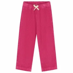 Yuki Pantalon Beau Velours Côtelé Bio | Rose fuschia Sale