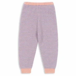 Best Konges Sløjd Pantalon Berle Rayé Laine | Violet