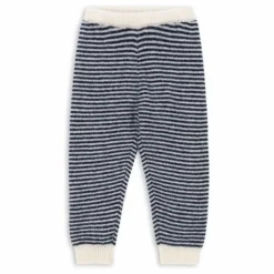 Konges Sløjd Pantalon Berle Rayé Laine | Bleu Clearance