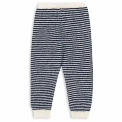 Konges Sløjd Pantalon Berle Rayé Laine | Bleu Clearance