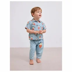 Clearance Bobo Choses Pantalon Bobo Denim Léger | Bleu ciel
