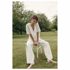 Femme Emile et Ida Pantalons|Pantalon Bohème Brodé |