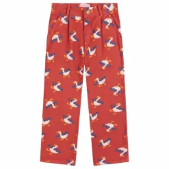 Bobo Choses Pantalon Canards Twill | Rouge Discount