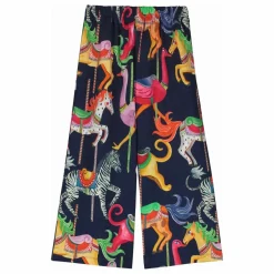 Discount Maison Mangostan Pantalon Carnival Coton Bio | Bleu marine
