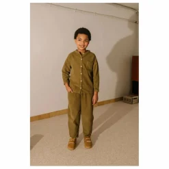 Enfant Studio Bohème Pantalons, Joggers|Pantalons Jeggings|Pantalon Carrot Velours Côtelé Coton Bio |