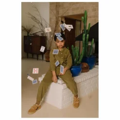 Enfant Studio Bohème Pantalons, Joggers|Pantalons Jeggings|Pantalon Carrot Velours Côtelé Coton Bio |