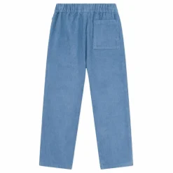 Hot Petit Bateau Pantalon Cordon Velours Côtelé Coton Bio | Bleu