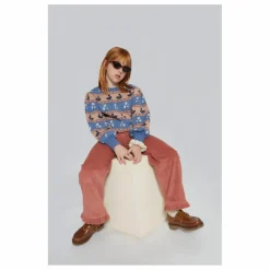 Mipounet Pantalon Cuore Velours Côtelé Coton Bio | Vieux Rose Discount