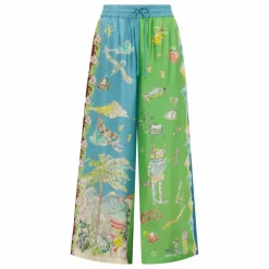 Sale Alémais Pantalon Daria Soie | Bleu