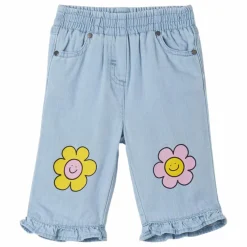 Stella McCartney Kids Pantalon Denim Fleurs |