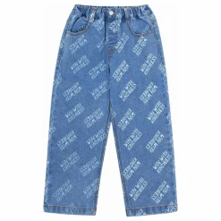 Jelly Mallow Pantalon Denim Kindness | Bleu New