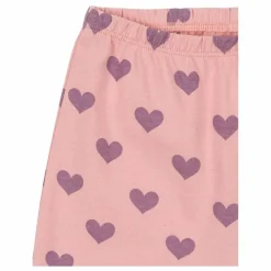 Konges Sløjd Pantalon Drey Cœurs Coton Bio | Rose