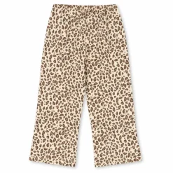 Online Konges Sløjd Pantalon Drey Léopard Coton Bio | Beige