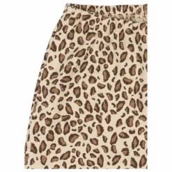 Online Konges Sløjd Pantalon Drey Léopard Coton Bio | Beige