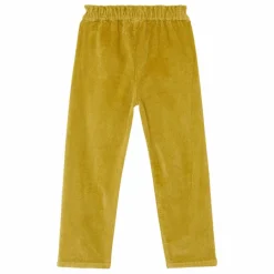 Bonton Pantalon Duck Velours Côtelé | Jaune vert