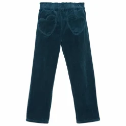 Bonton Pantalon Duck Velours Côtelé | Bleu pétrole Clearance