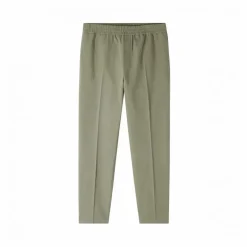 A.P.C. Pantalon Elastiqué Pieter Lin et Coton | Vert kaki Best
