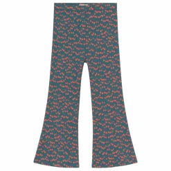 Tinycottons Pantalon Evasé Côtelé Pommes Coton Bio | Bleu marine New