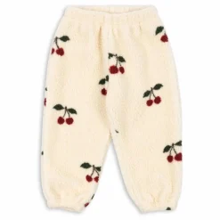Enfant Konges Sløjd Pantalons Jeggings|Leggings, Pantalons|Pantalon Façon Sherpa Jody Cerises Fibres Recyclées |