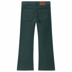 Bonpoint Pantalon Jennifael Velours Coton Bio | Vert foncé Outlet