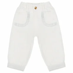 Discount Donsje Pantalon Josefine Coton Bio | Blanc