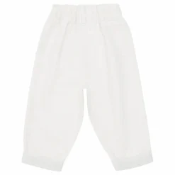 Discount Donsje Pantalon Josefine Coton Bio | Blanc