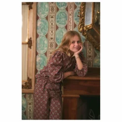 Hot birinit Pantalon Juliana Coton Bio | Bordeaux