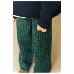 Jenest Pantalon Krissie Carreaux | Vert Sale