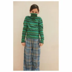 Online Longlivethequeen Pantalon Large Carreaux | Bleu