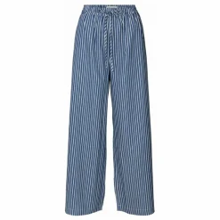 Lollys Laundry Pantalon Liam Rayures | Bleu Discount