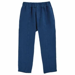 Outlet Emile et Ida Pantalon Lin | Bleu marine