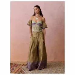 Femme Boteh Pantalon Lucent Lin |