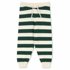 Enfant Konges Sløjd Pantalon Manis Rayures Larges Maille Coton Bio |
