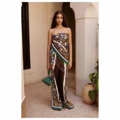 Clearance Alémais Pantalon Maroc Lin | Marron