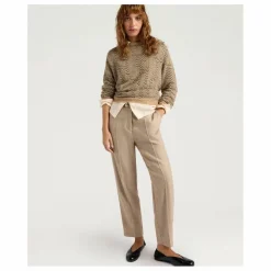 Best Momoni Pantalon Matthieu Laine | Beige