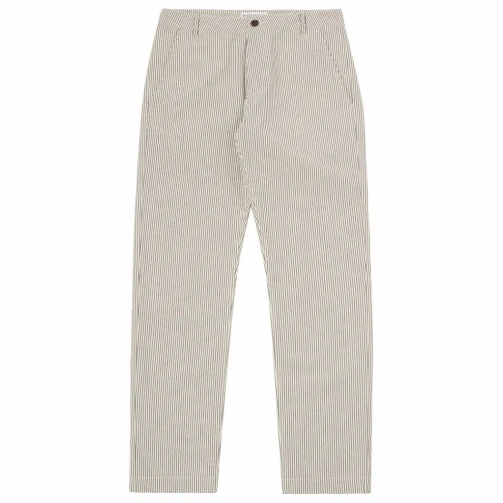Homme Universal Works Pantalons, Jeans|Pantalon Military Chino Rayures |