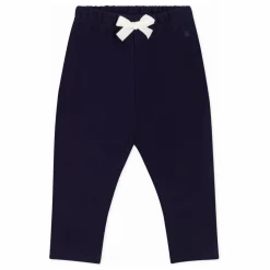 Sale Petit Bateau Pantalon Molletonné Coton Bio | Bleu nuit