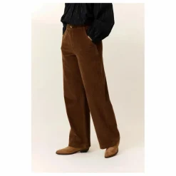 Femme Leon & Harper Pantalon Pamira Velours Côtelé Coton Bio |