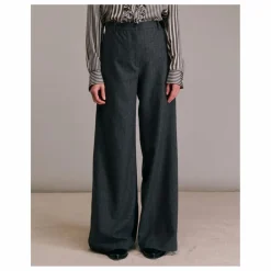 Femme Diega Pantalon Piedro Rayé Laine |