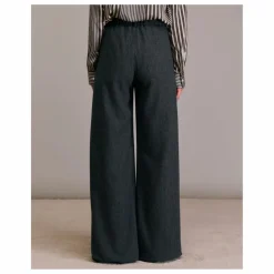 Femme Diega Pantalon Piedro Rayé Laine |