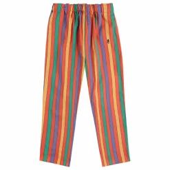 Bobo Choses Pantalon Rayure Coton Bio | Rouge Best