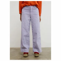 Femme Dr Bloom Pantalons|Pantalon Rose Velours Côtelé | Lilas