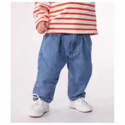 Clearance Petit Bateau Pantalon Tessenger Coton Bio | Bleu Clair