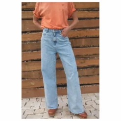 Best Marlot Paris Pantalon Thelma - Collection Femme | Bleu jean