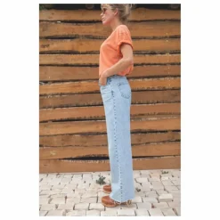 Best Marlot Paris Pantalon Thelma - Collection Femme | Bleu jean