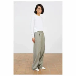 Femme Skall Studio Pantalons|Pantalon Thom Rayé Laine |