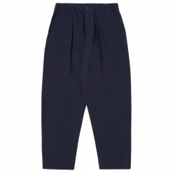 Universal Works Pantalon Track Moleskine | Bleu marine