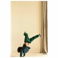 Discount Jenest Pantalon Velours Côtelé Comfy Coton Bio | Vert foncé