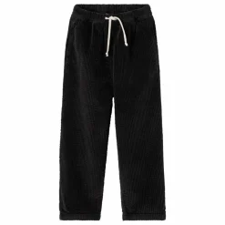 American Vintage Pantalon Velours Côtelé Padow Coton Bio | Noir Outlet